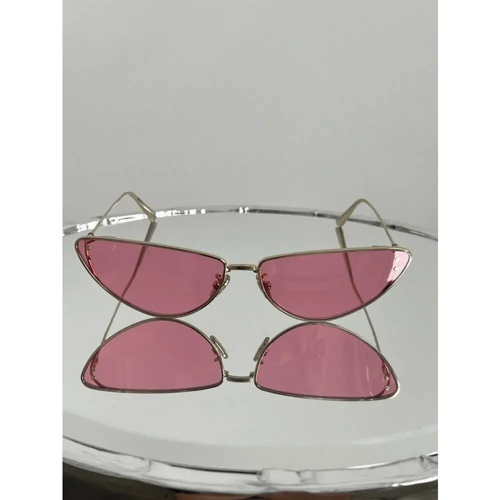 NEW Dior MissDior B1U Cat Eye Sunglasses in Gold Pink